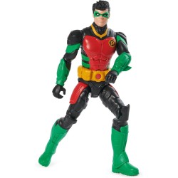 Spin Master - Dc comics, Action Figure Robin Armatura, Personaggio Mondo Batman Alto 30 cm con 11 Punti di Articolazione - SP606