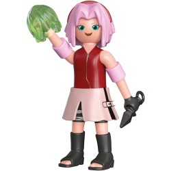 Playmobil - Naruto Shippuden 71098 Sakura con Kunai e Guanto Curativo, per Grandi e Piccoli Appassionati di Manga e Anime, con A