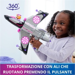 Spin Master - Paw Patrol, Mighty Jet di Skye, con Luci e Suoni, Ali Che Ruotano a 360 Super Film - 6067498