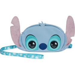 Spin Master - Purse Pets, Disney Stitch, Borsetta a Tracolla per Bambine con Oltre 30 Suoni e Reazioni, Giocattolo Interattivo -