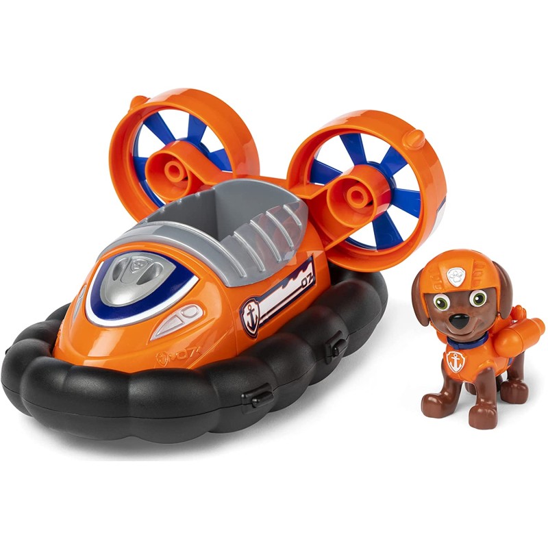 Spin Master - PAW Patrol, Hovercraft di Zuma con personaggio da collezione - 6061803