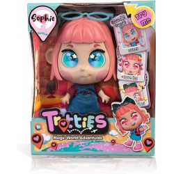 Trotties - Sophie, bambola Trottie da Parigi, bambola 25 cm con accessori: uno zaino, una mappa - TFT00000