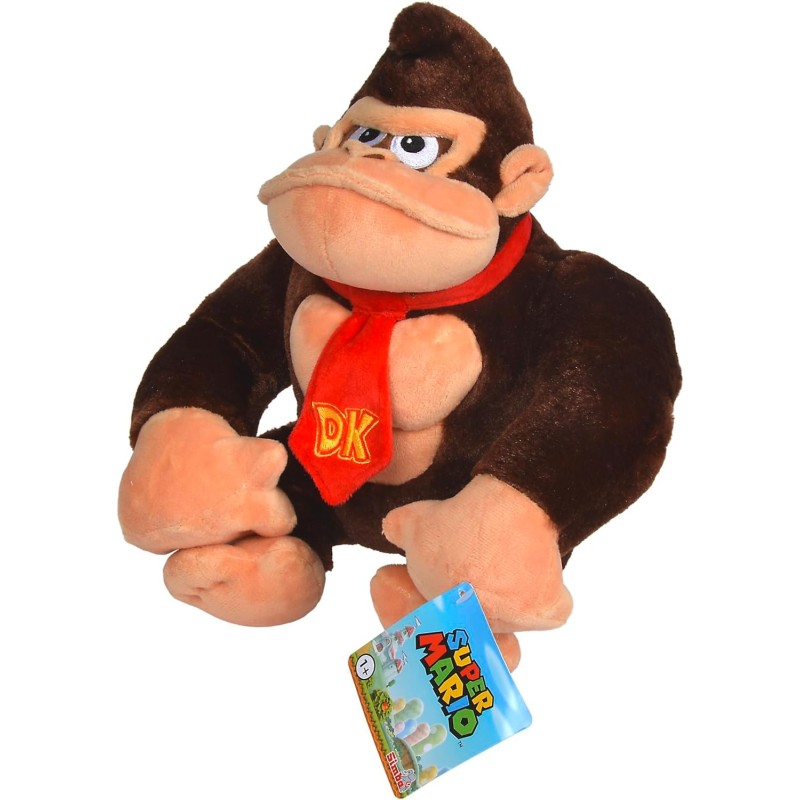 Simba - Peluche Super Mario Donkey Kong, 27 cm, adatto a partire dai primi mesi di vita - 109231531