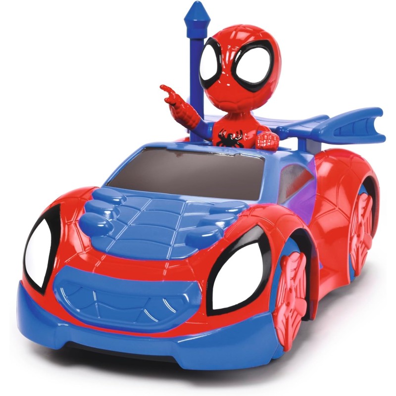 Jada Toys - Radiocomando Spidey Web Crawler cm 27, 2 canali, funzione turbo - 203223000