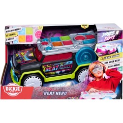 Dickie Toys - Beat Hero, auto con consolle musicale, 22 suoni, luci led, 3 modalità di gioco, Streat  n Beatz - 203767001