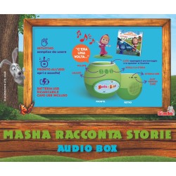 Simba - Masha Racconta Storie - Cassa Speaker Inclusi 2 Personaggi - 130 Minuti con 24 Storie di Masha, Usb, Italiano e Inglese 