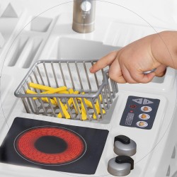 Smoby - Super Benny La cucina delle delizie, 32 accessori per cucinare davvero, grembiule incluso, ricettario - 7600310916