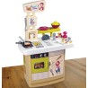 Smoby - Super Benny La cucina delle delizie, 32 accessori per cucinare davvero, grembiule incluso, ricettario - 7600310916