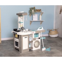Smoby - Cucina Cleaning Tefal con Lavatrice, 36 accessori - 7600311050