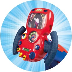 Smoby - Spidey V8 Driver, simulatore di guida, 3 posizioni, schermo retroilluminato, funzione boost, retromarcia - 7600370218