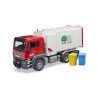 BRUDER 03761 – Camion Pattumiera Man TGS con 2 pattumiere – Rosso