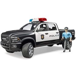 BRUDER 02505 - Ram 2500 della Polizia con Poliziotto