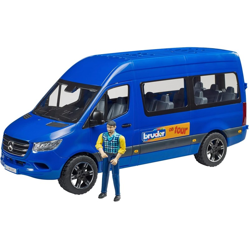 BRUDER 02681 - Mercedes Benz Sprinter camion da trasporto con autista