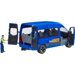 BRUDER 02681 - Mercedes Benz Sprinter camion da trasporto con autista