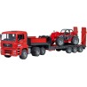 BRUDER 02774 - Semirimorchio MAN TGA con Caricatore Telescopico MANITOU MLT 633