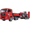 BRUDER 02774 - Semirimorchio MAN TGA con Caricatore Telescopico MANITOU MLT 633
