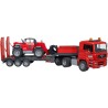 BRUDER 02774 - Semirimorchio MAN TGA con Caricatore Telescopico MANITOU MLT 633