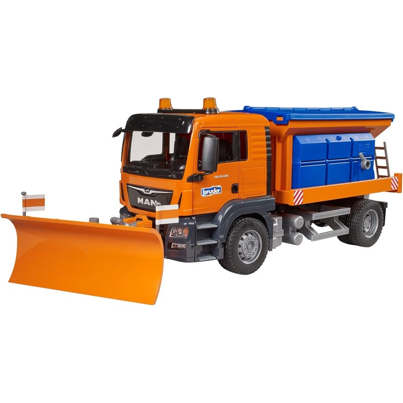 BRUDER 03785 - MAN TGS Camion con lama da neve