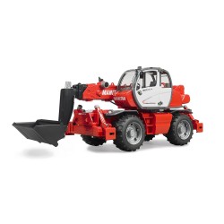 BRUDER 02129 - Manitou Mrt 2150 Con Braccio Meccanico e Accessori