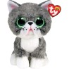 TY - Peluche - Beanie Boos - Fergus il Gatto, con Occhi Verdi Grandi e Glitter, il Peluche con gli Occhi Grandi Scintillanti 15 