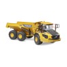 BRUDER 02455 - Volvo A60H Camion Articolato Ribaltabile Mezzi Giocattolo Mezzi Lavoro