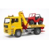 BRUDER 02750 - Man TGA Camion Trasporto Jeep