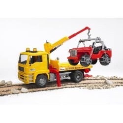 BRUDER 02750 - Man TGA Camion Trasporto Jeep