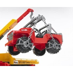 BRUDER 02750 - Man TGA Camion Trasporto Jeep