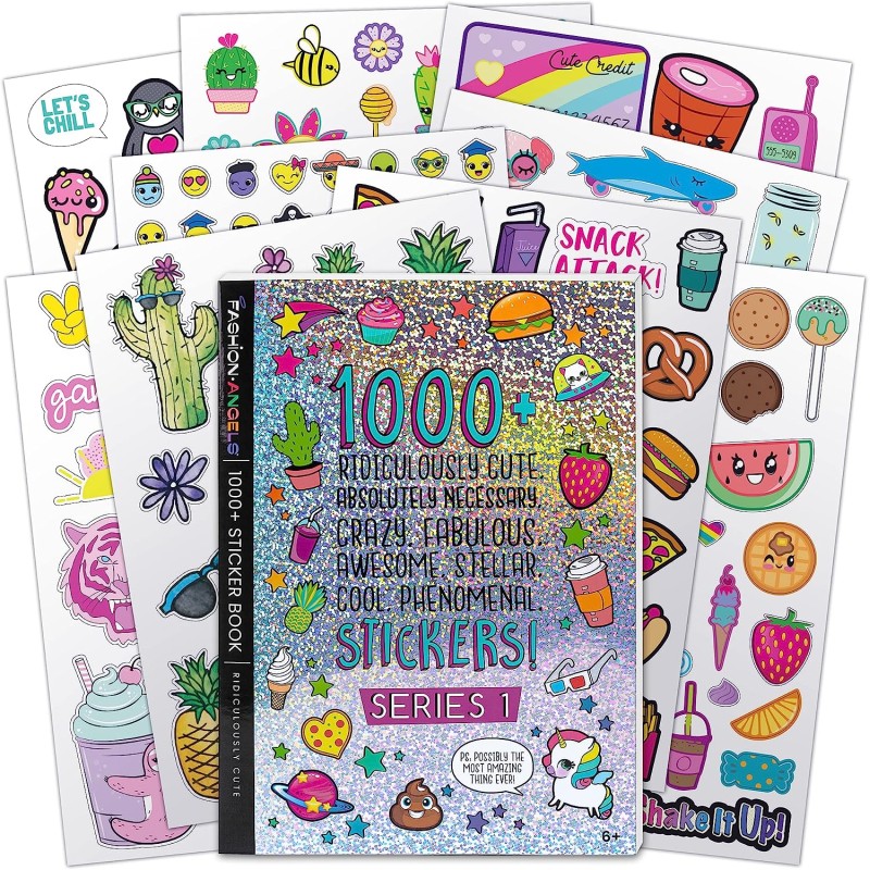 CRAYOLA Stickers - Album Fashion Angels 1000+ Ridiculously Cute