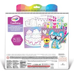 CRAYOLA CREATIONS - Album da Colorare Unicorni Sticker & Numeri, attività Creativa - 04-6229