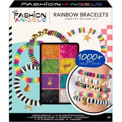CRAYOLA - Fashion Angels - Set Crea i Tuoi Braccialetti Rainbow, Attività Creativa e Regalo per Bambine, da 8 anni