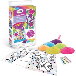 CRAYOLA CREATIONS - Set Colora con la Sabbia, per Creare Poster con la Sabbia Colorata, attività Creativa e Regalo per Bambine -