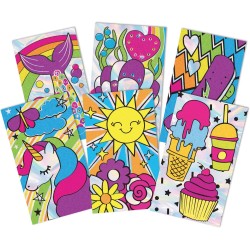 CRAYOLA CREATIONS - Set Colora con la Sabbia, per Creare Poster con la Sabbia Colorata, attività Creativa e Regalo per Bambine -