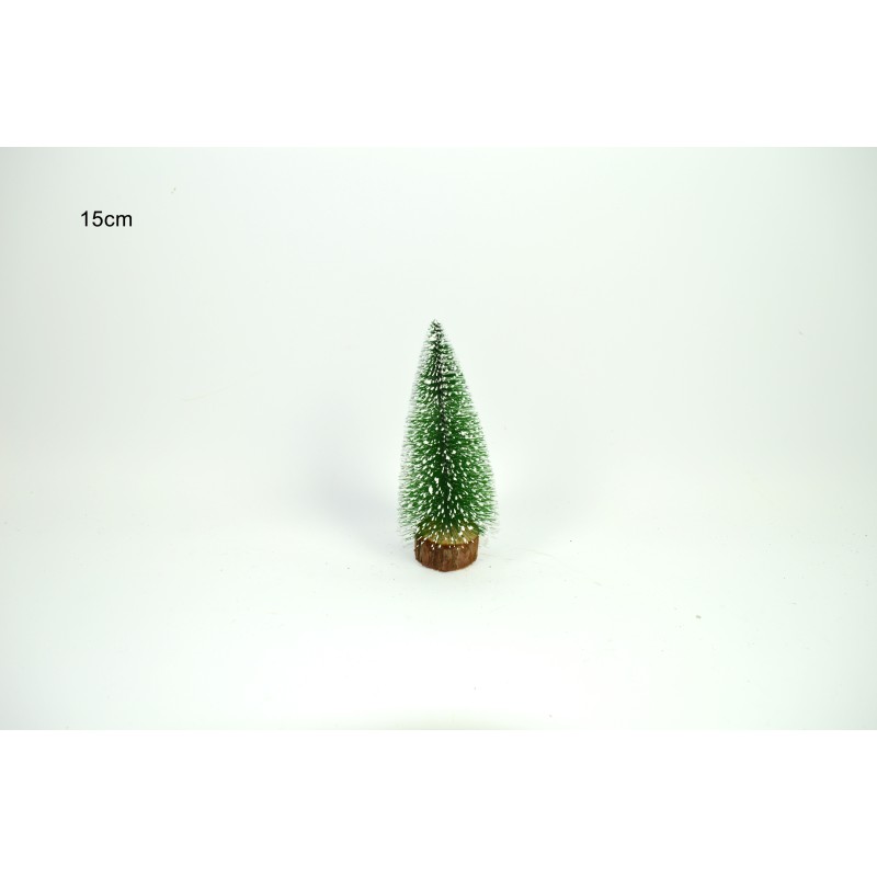 Mini Albero Abete Innevato per Presepe 14,5 cm