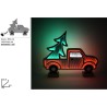CAMIONCINO CON ALBERO LUMINOSO 3D 40 CM