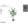 ALBERO 120 CM 72 LED LUCE CALDA CON PIGNE