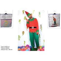 Vestito Elfo Adulto Taglia Unica (altezza max 180 cm)