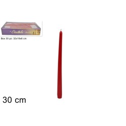 CANDELA ROSSA 30 CM