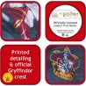 Rubies - Harry Potter - Maglietta Ufficiale del Grifondoro, per Bambini Ragazze, Taglia L (8-10 Anni) - 641269-L