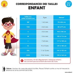 Rubies - Spiderman Costume Party Camicia + Maschera Multicolore, S-M - 620967