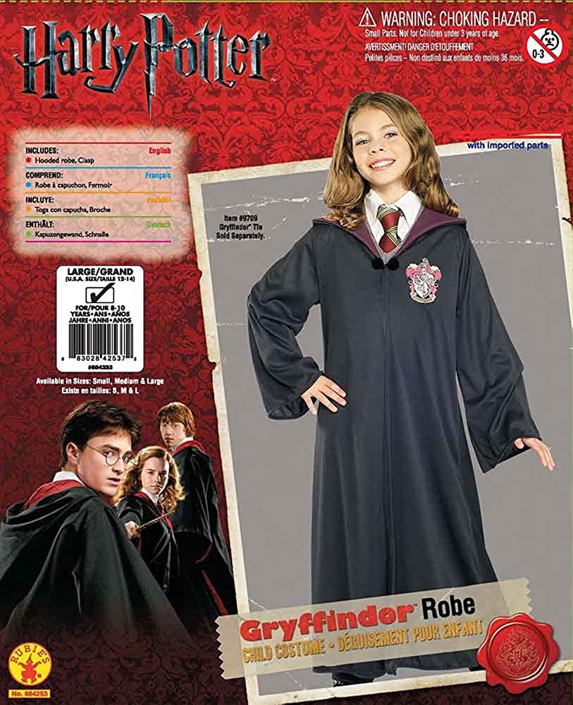 Rubie s - costume Hermione di Harry Potter, toga per bambini, Taglia M (5-7  anni), IT884253-M