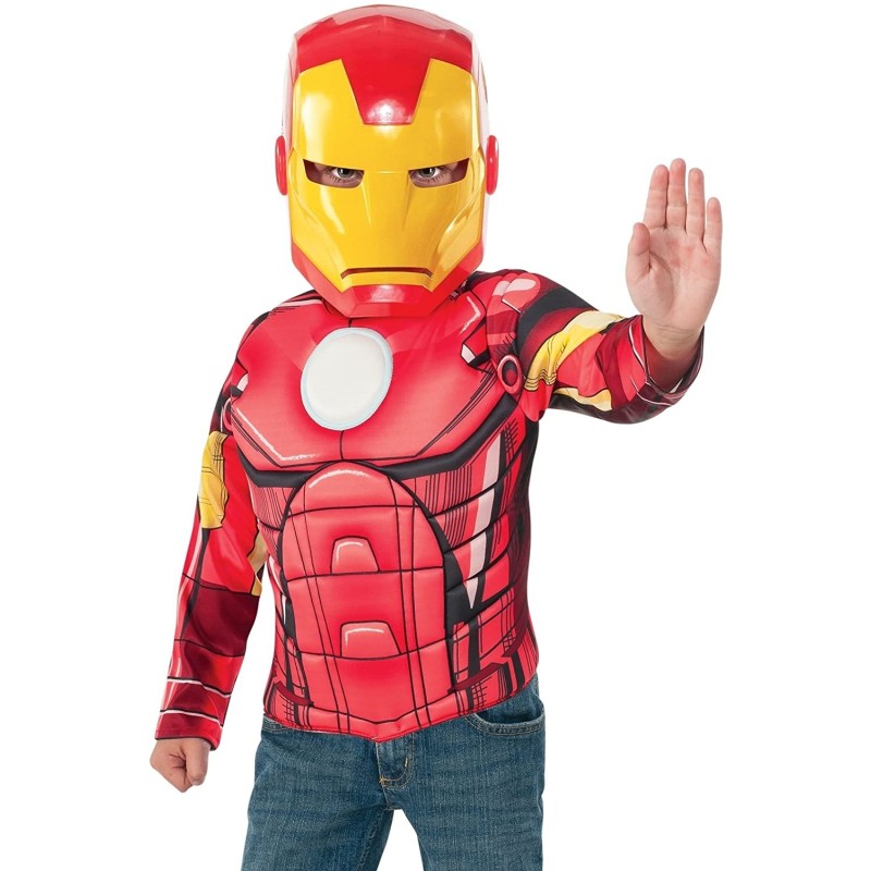 Rubies - Costume Iron Man Avengers, Costume per Bambini, Taglia S (3-4 Anni) - ITG31529