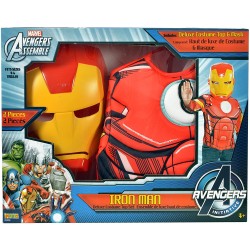 Rubies - Costume Iron Man Avengers, Costume per Bambini, Taglia S (3-4 Anni) - ITG31529