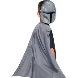Rubies - Set di mantello e maschera di Mandalorian per bambini