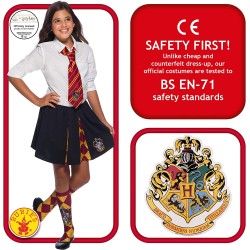 Rubies - Harry Potter - Gonna Grifondoro Bambino, Taglia Unica - RU39029