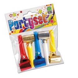 Carnival Toys - Set Lingue Di Suocera Metallizzate 5 Pezzi, 09957