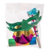 Carnival Toys - Party Set (Cappellino, Stella filante, Lingua) in busta, 09956