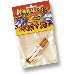 Carnival Toys - 2 Sigarette Accese in busta con cavallotto, 06226