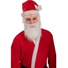 Carnival Toys - Maschera Babbo Natale in Lattice con Barba e Cappello, 01567