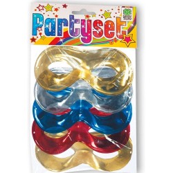 Carnival Toys - Party Set (5 Farfalle Metallizzate), in busta, 04615